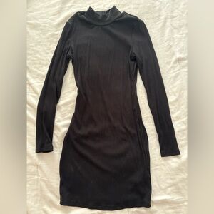 Bodycon Black Long Sleeve Dress